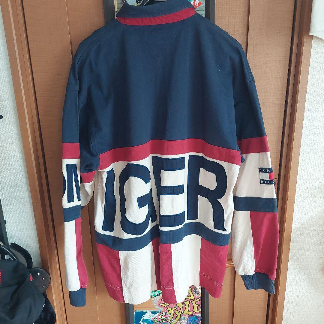 超 90s TOMMY HILFIGER ポロシャツ b-boyXL(LL)・TOMMY HILFIGER MEDICALDB_JP
