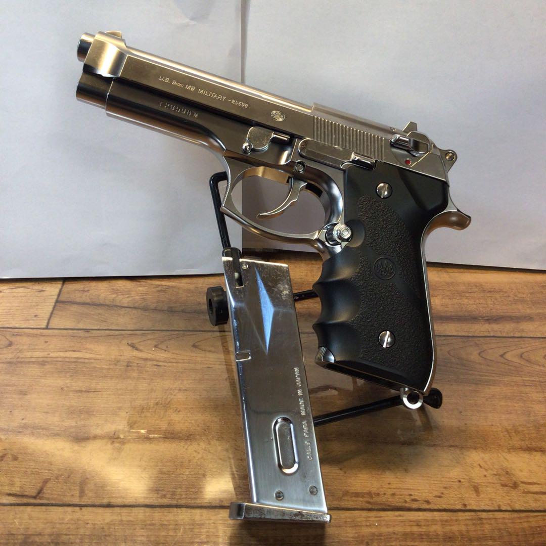 東京マルイ　M92F Chrome type GBB M92F pistol replica - Chrome Stainless – airsoft, ASG, militaria