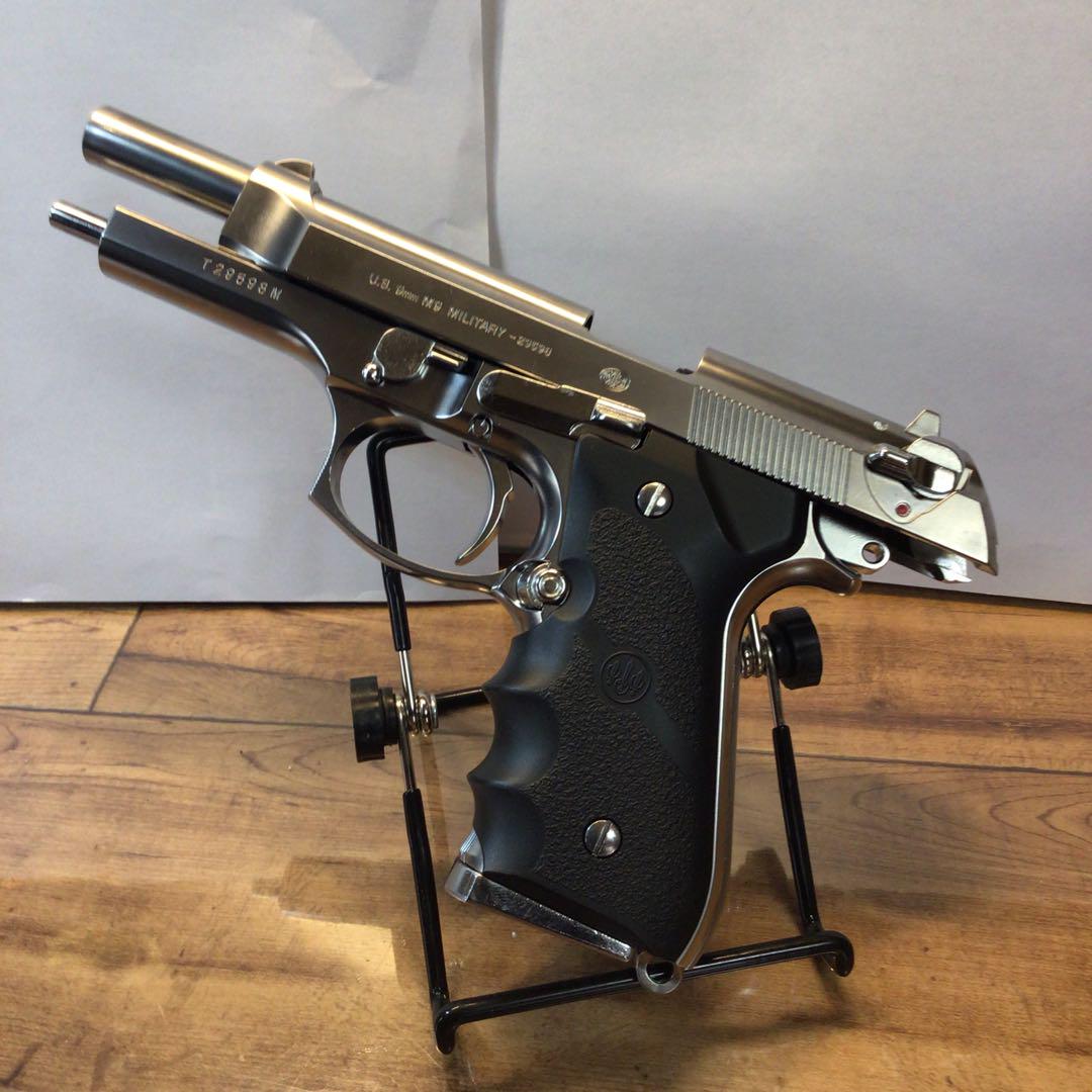 東京マルイ　M92F Chrome type GBB M92F pistol replica - Chrome Stainless – airsoft, ASG, militaria