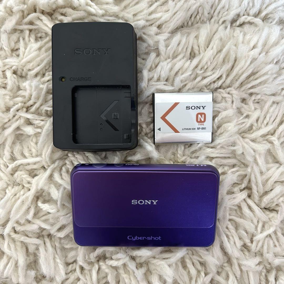 【✨美品✨】SONY Cyber-shot DSC-T99 コンデジ パープル
