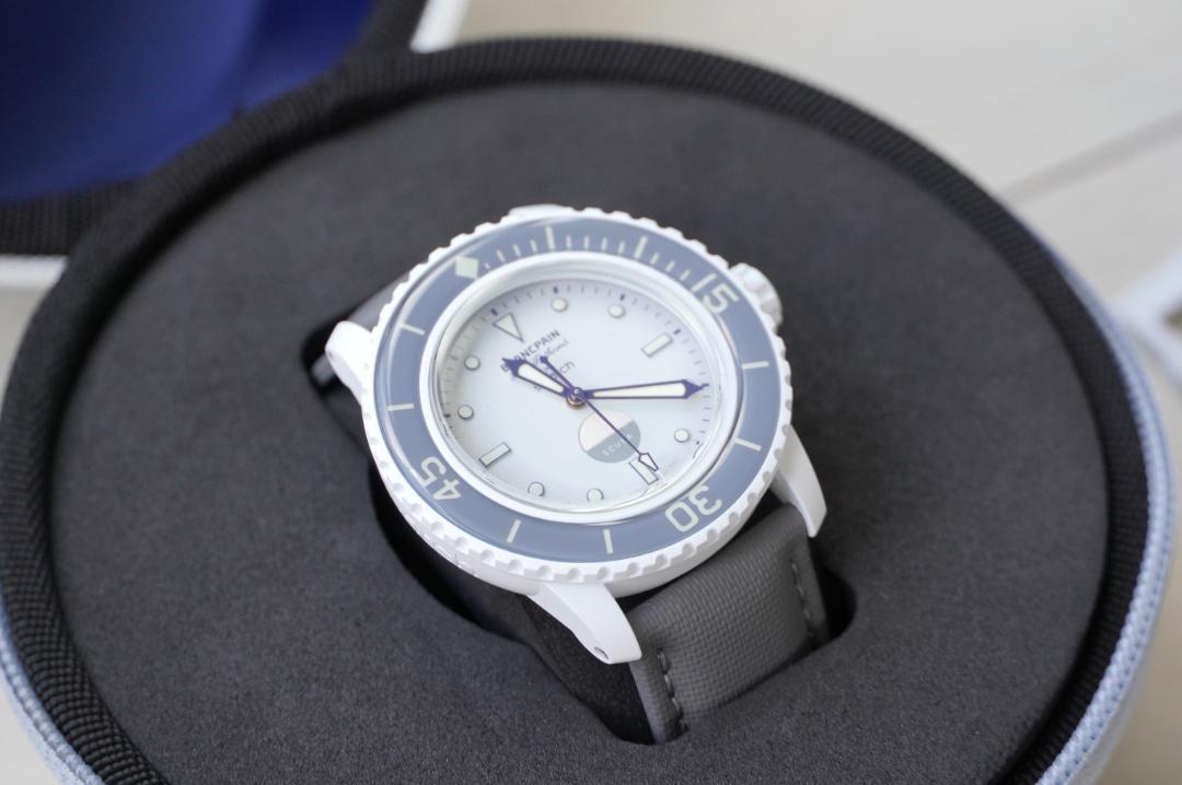 ARTEMストラップ付 ブランパン スウォッチ ANTARCTIC OCEAN