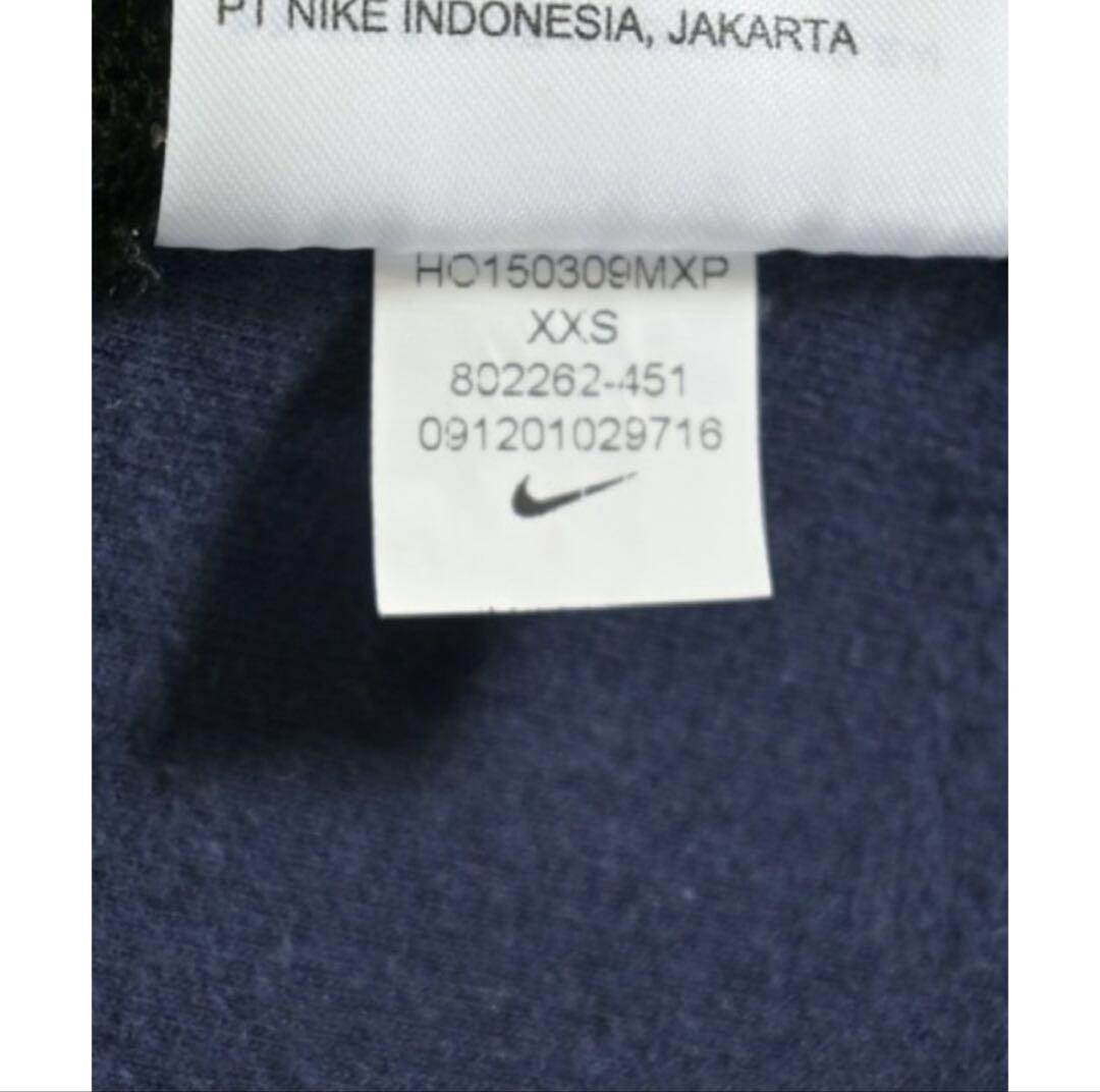 NIKE ナイキ sacai サカイ スウェット XXS 紺x黒 トレーナー