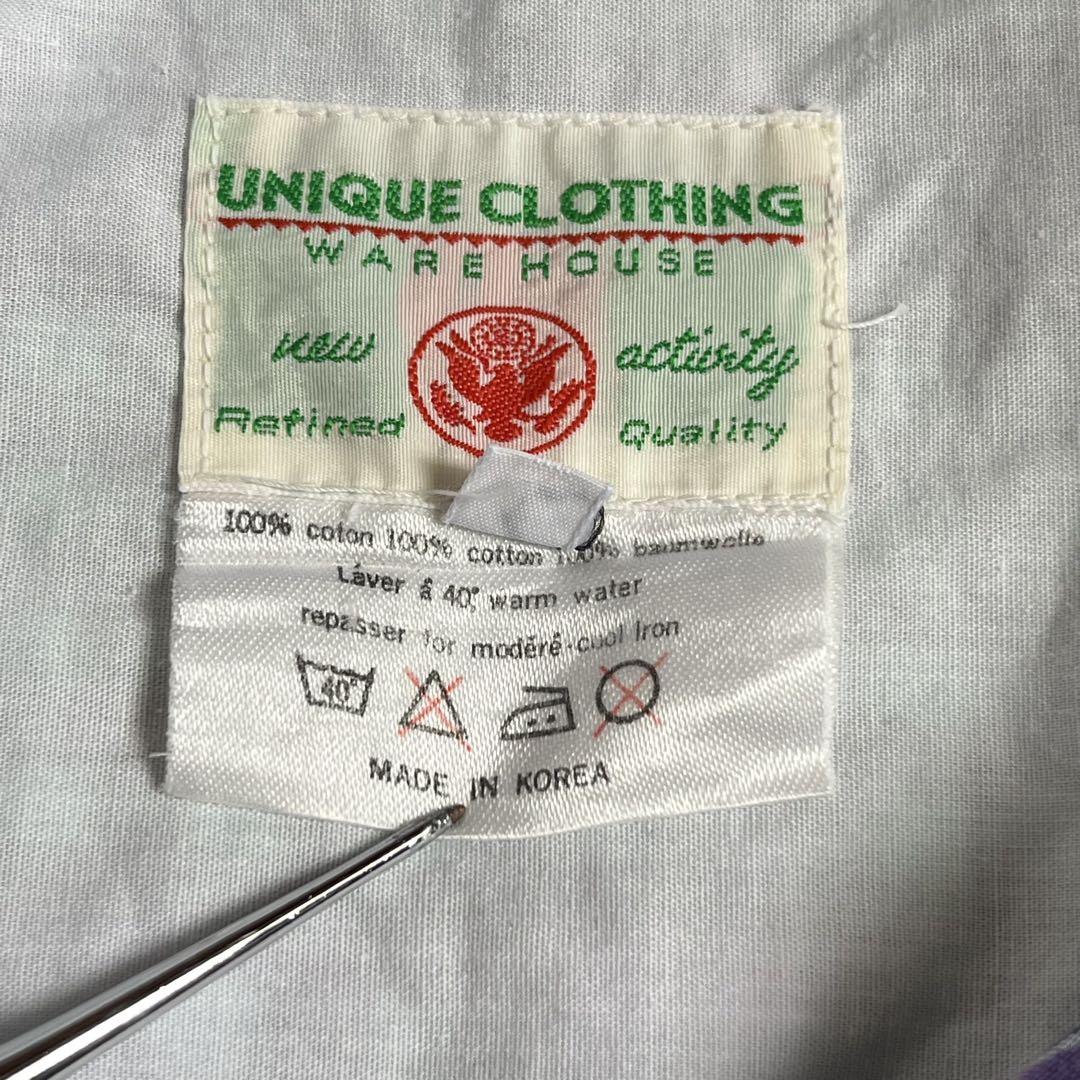 80s 最初期 オールドユニクロ UNIQLO 半袖シャツ L チェック