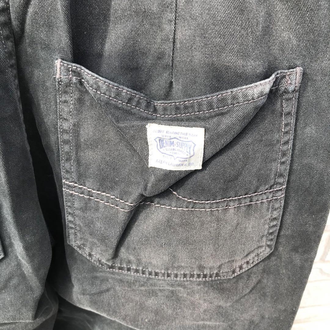 デニム&サプライ オールインワン XS ウォッシュブラック ラルフ デニム&サプライ オールインワン XS ウォッシュブラック ラルフ