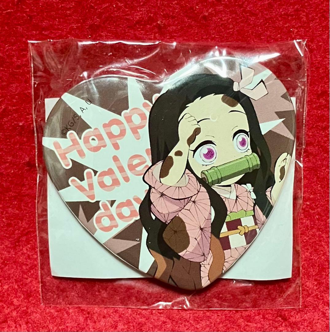 鬼滅の刃 バレンタインハート型缶バッジ 竈門禰豆子 - メルカリ