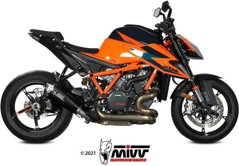 MiVV　スリップオン　マフラー　KTM 1290 SUPERDUKE　カーボン