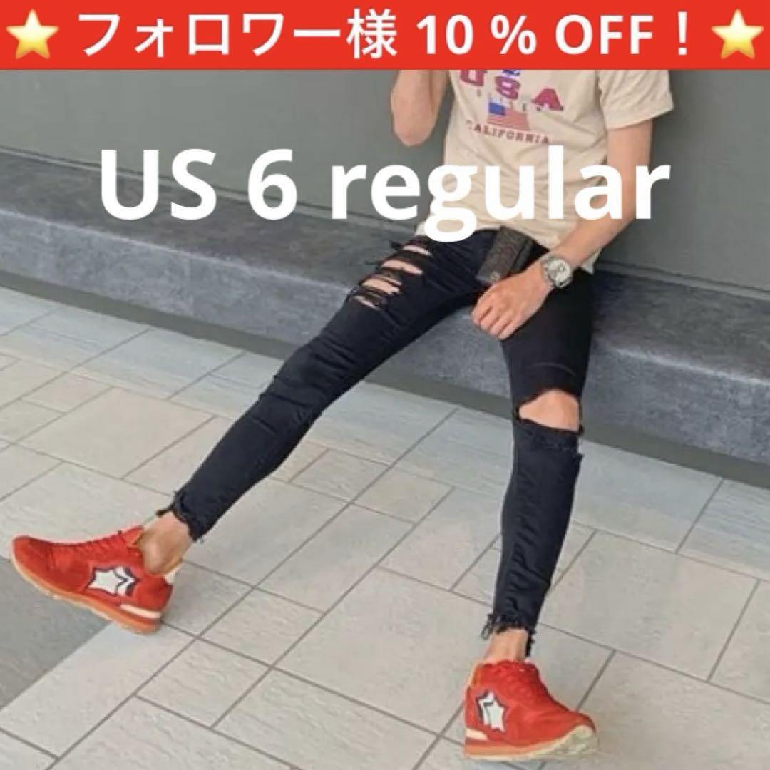 アメリカンイーグル ブラックダメージジェギング スキニーデニム！大人気モデル！