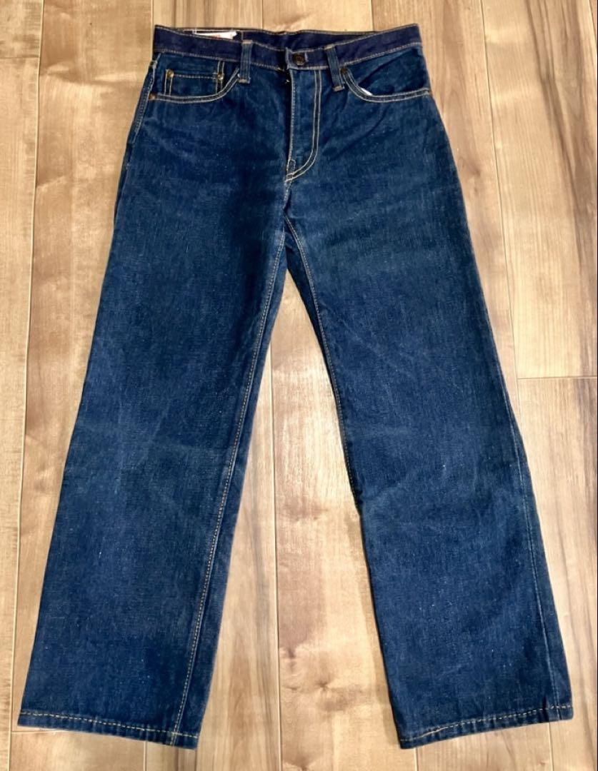 ビンテージCANTON X-WESTセルビッジインディゴデニムパンツ60s70s