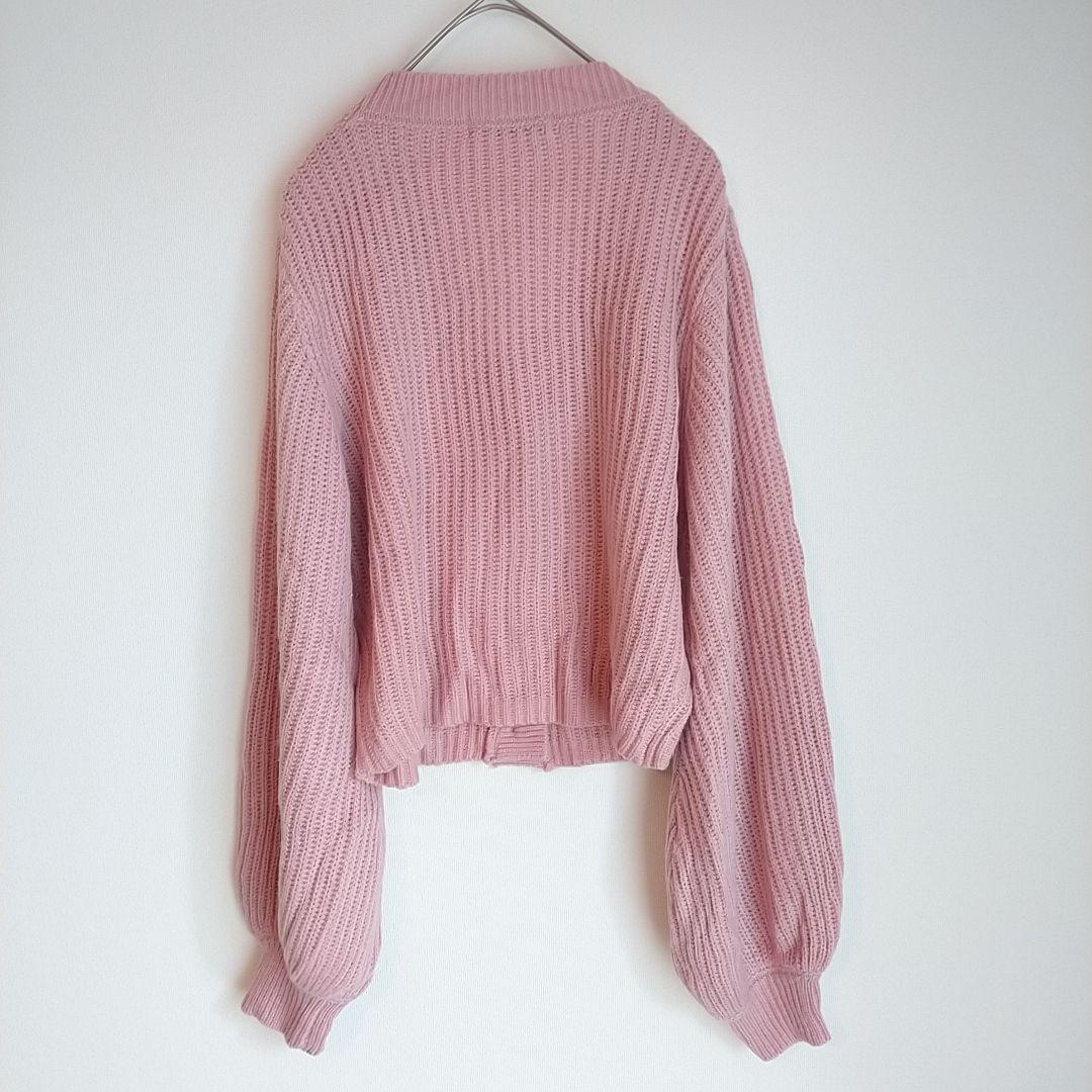 SHEIN シーイン 【M】トップス カーディガン 羽織 ピンク