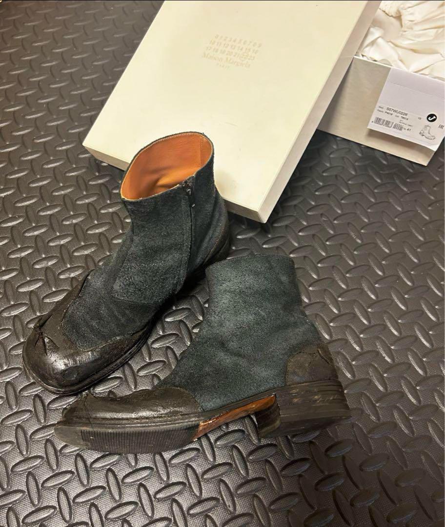 Maison Margiela マルジェラ　デストロイ加工ブーツ　21ss