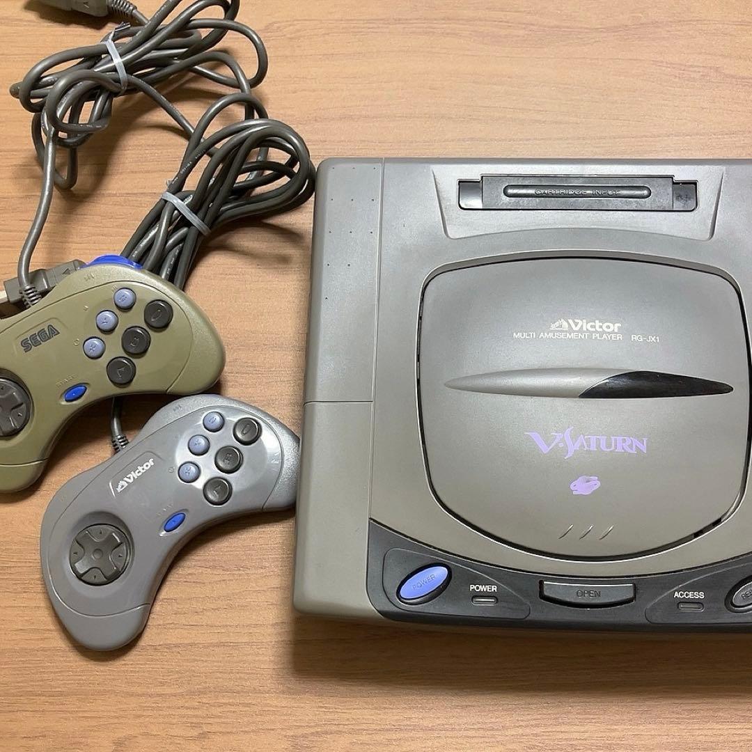 Victor セガサターン 本体 コントローラー2個付き