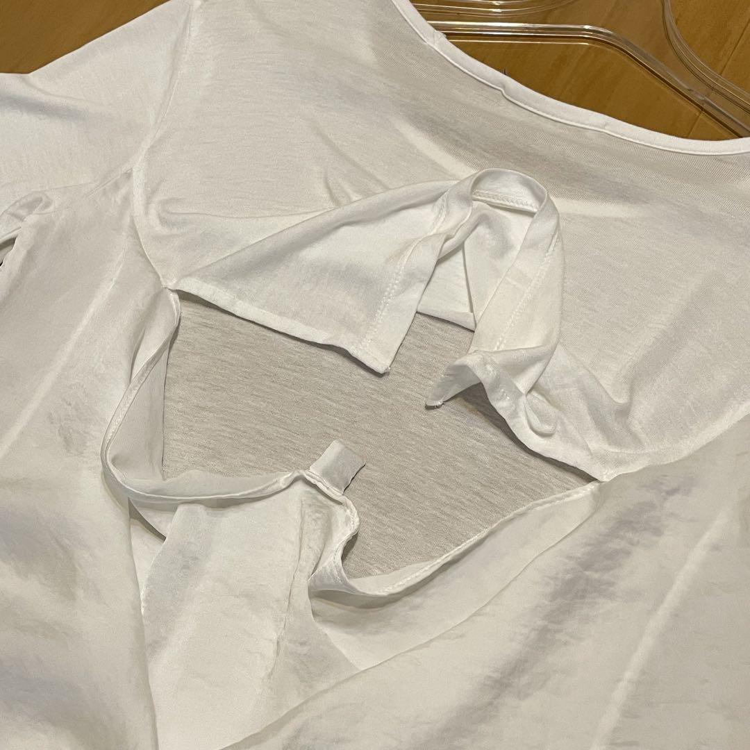 【新発売】今週の市販 T Alexander シースルー 変形 Tシャツ アレキサンダーワン Wang トップス