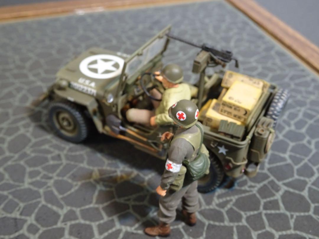 タミヤ1/35 US ジープウィリスMB プラモデル完成品