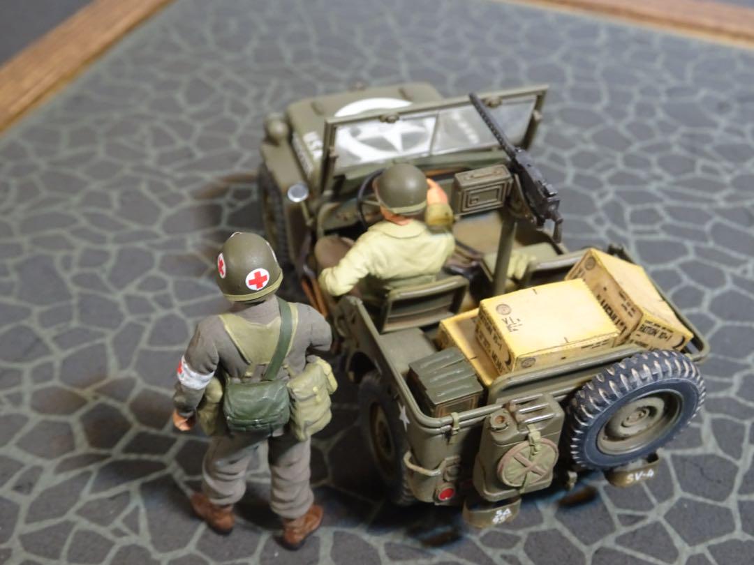 タミヤ1/35 US ジープウィリスMB プラモデル完成品