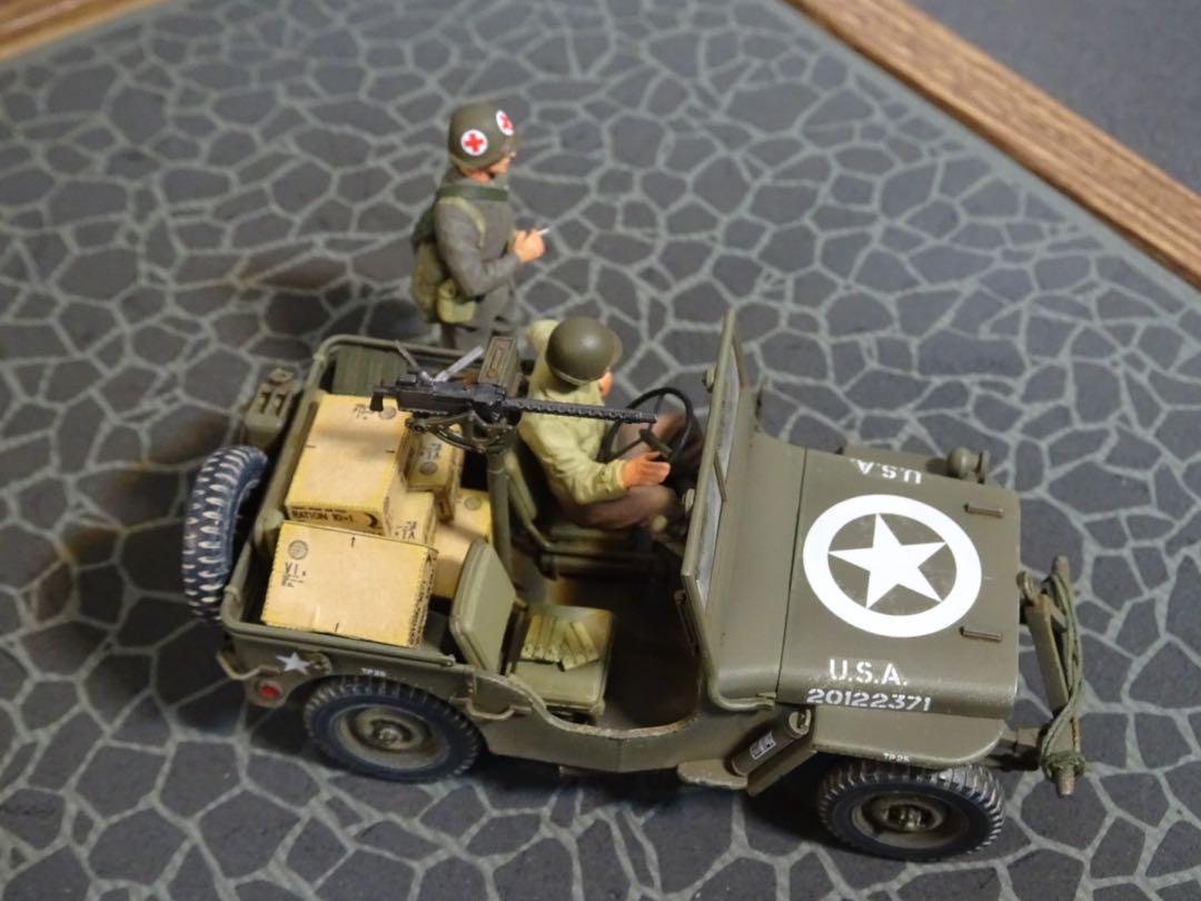タミヤ1/35 US ジープウィリスMB プラモデル完成品