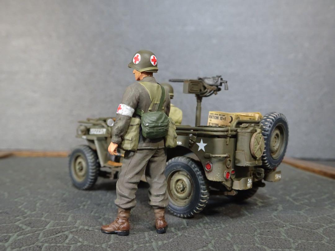 タミヤ1/35 US ジープウィリスMB プラモデル完成品