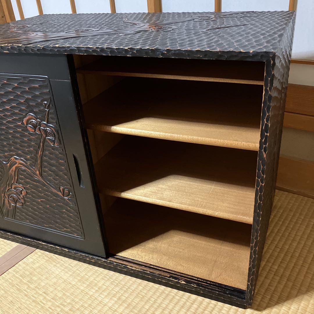 鎌倉彫箪笥　タンス　木製　レトロ