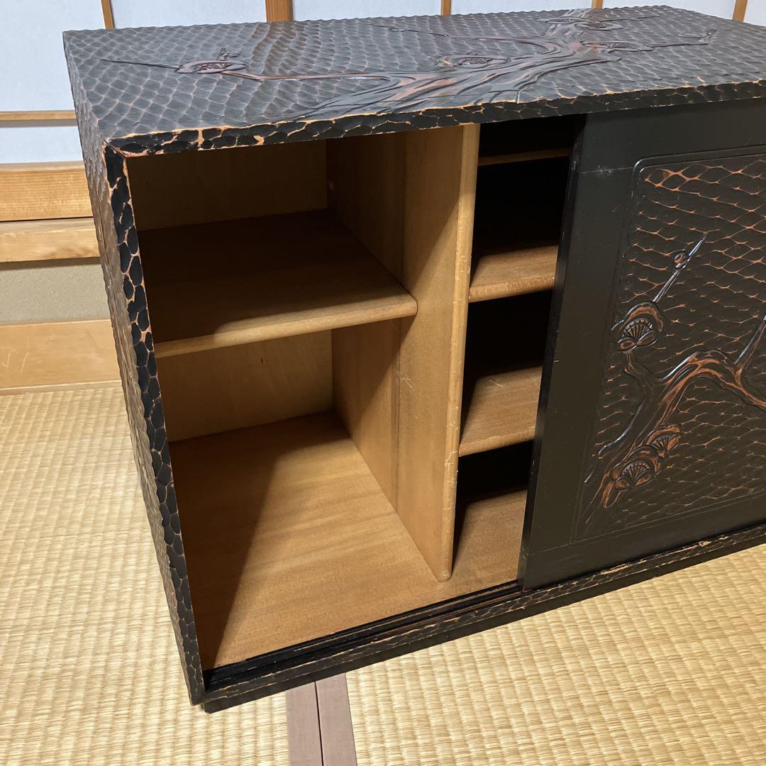 鎌倉彫箪笥　タンス　木製　レトロ