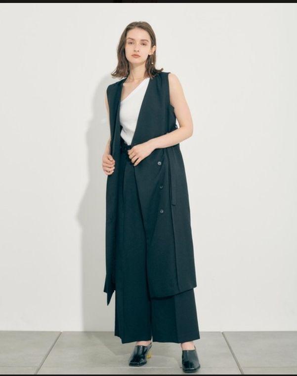 PUBLIC TOKYO パブリックトウキョウ リネンライク ジレワンピース 新品■送料無料■ 激安大特価 Public_tokyoワンピース ロングワンピース