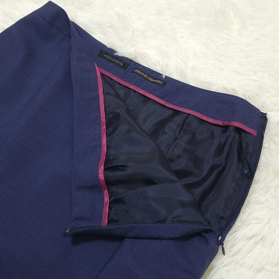 美品☆HILTON セットアップ ストレッチ＆スーパー110'S　大きいサイズ