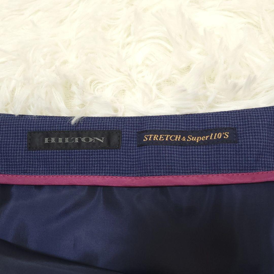 美品☆HILTON セットアップ ストレッチ＆スーパー110'S　大きいサイズ