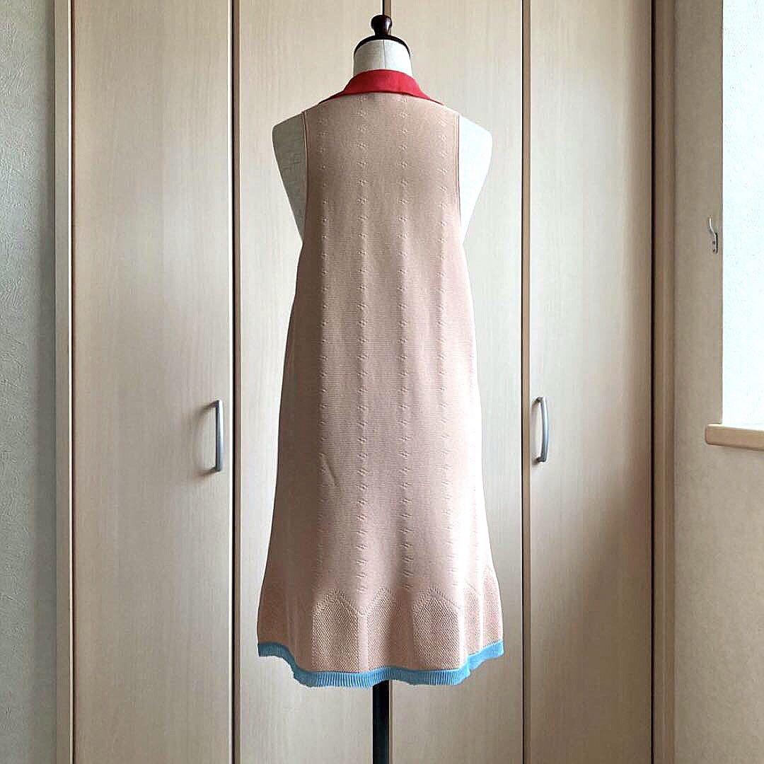 SONIA RYKIEL イタリア製 レーヨンニットワンピース 36