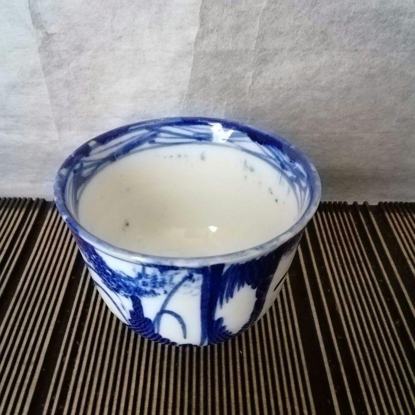 茶道具　煎茶道具　煎茶碗　染付　蕎麦猪口　猪口　骨董　アンティーク　和骨董
