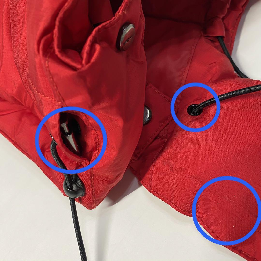 わけあり Ralph ラルフローレン ダウンベスト 赤 ビッグポニー ワッペン