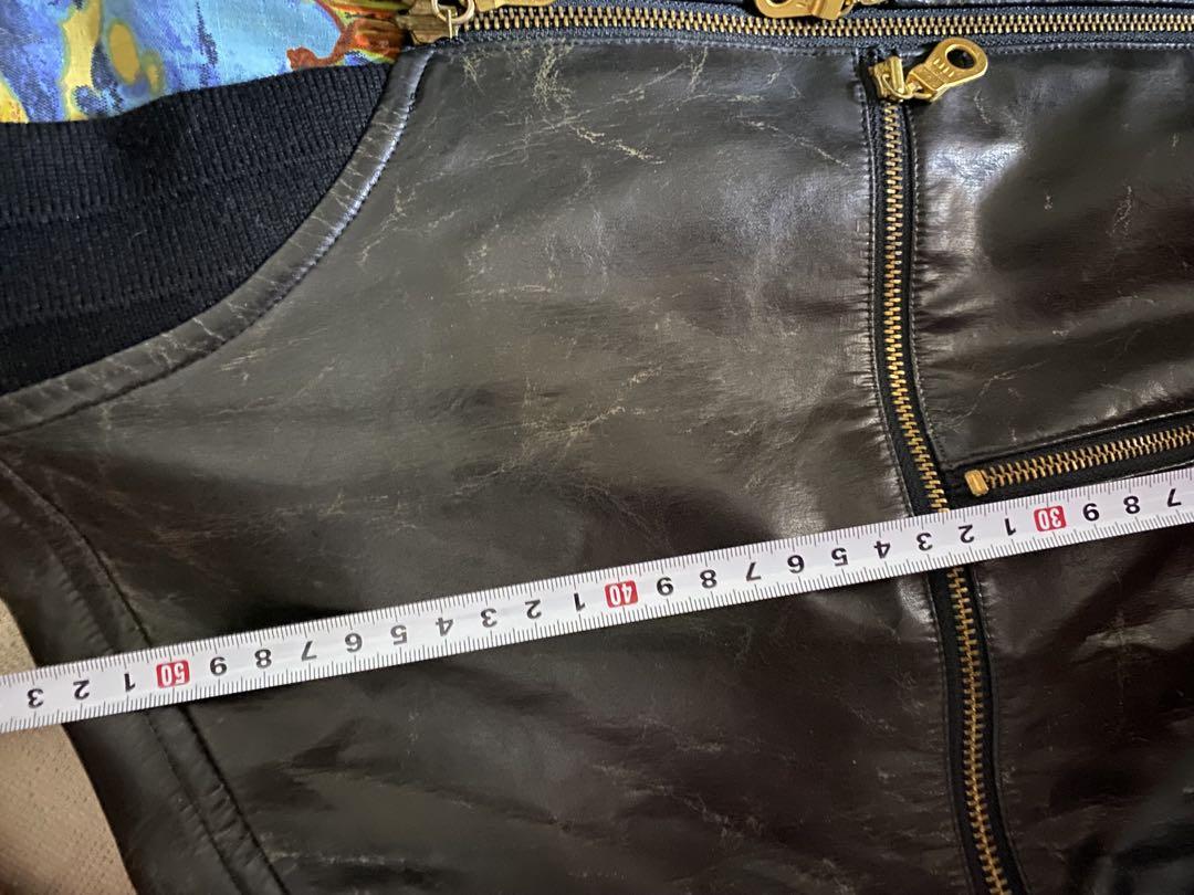 ジャケット・アウター 90s luna mattino zip short leatherjacket
