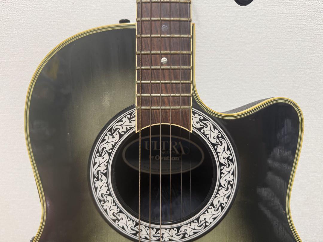 Ovation アコースティックギター グラデーションブラック