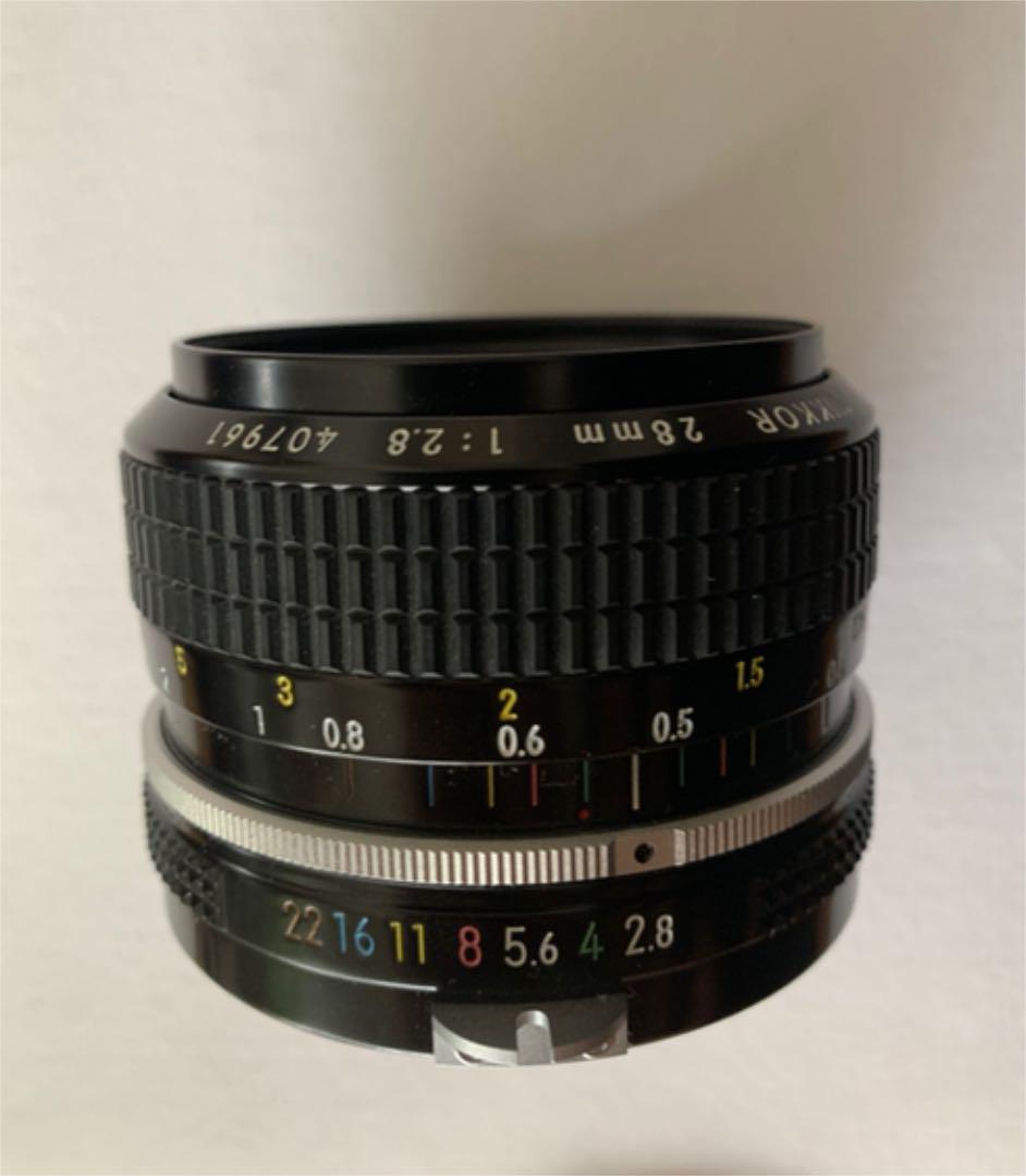 美品 NIKKOR 28mm F2.8オールドレンズ