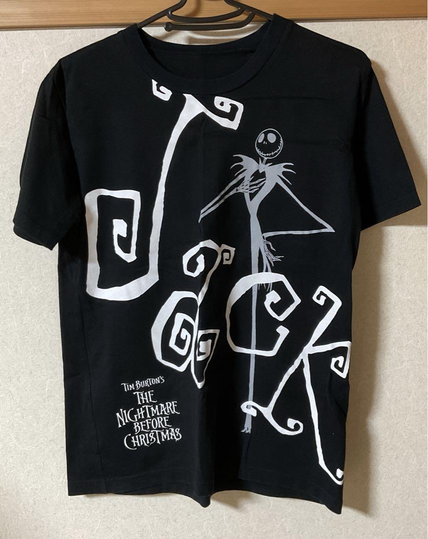 ナイトメア・ビフォア・クリスマス Tシャツ 黒 映画Tシャツ タグ付き未使用品】ナイトメア・ビフォア・クリスマス Tシャツ