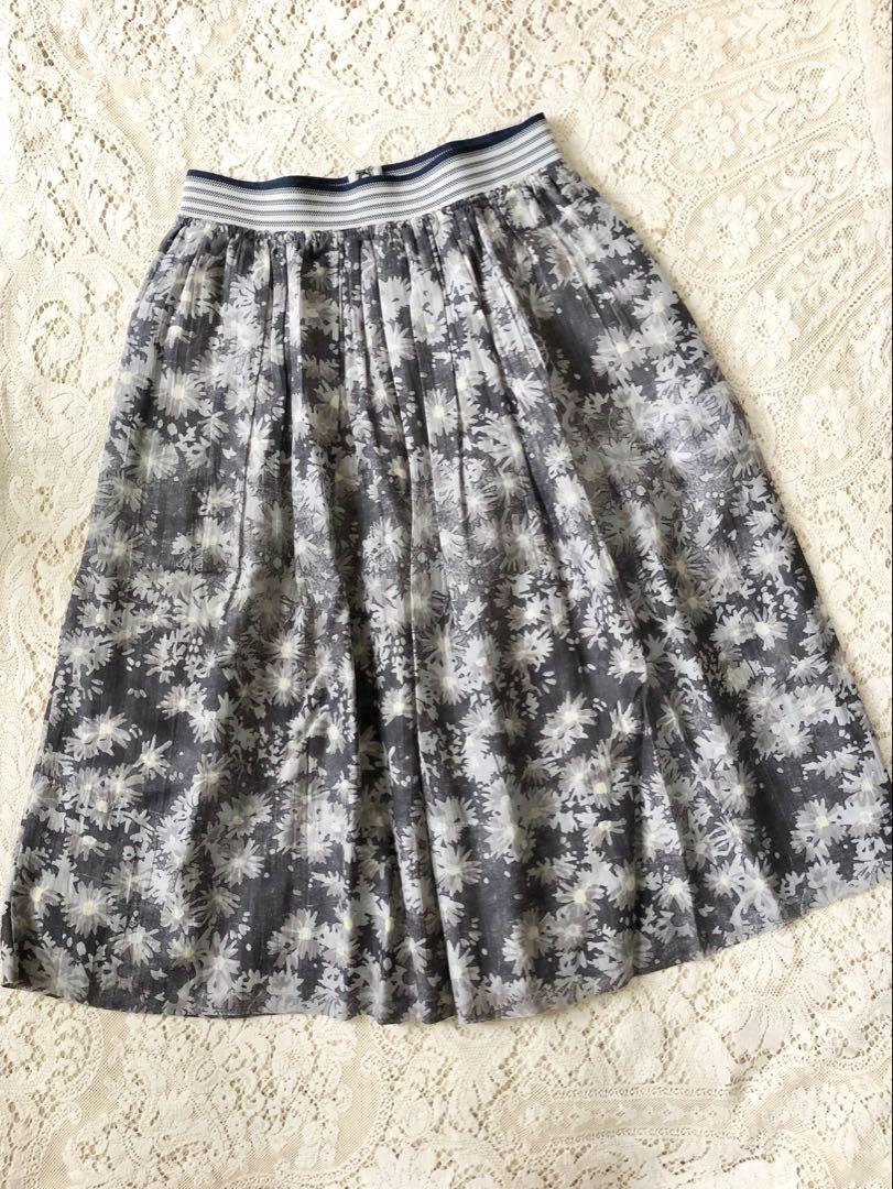 美品　ステラマッカートニー　STELLA McCARTNEY花柄フレアースカート