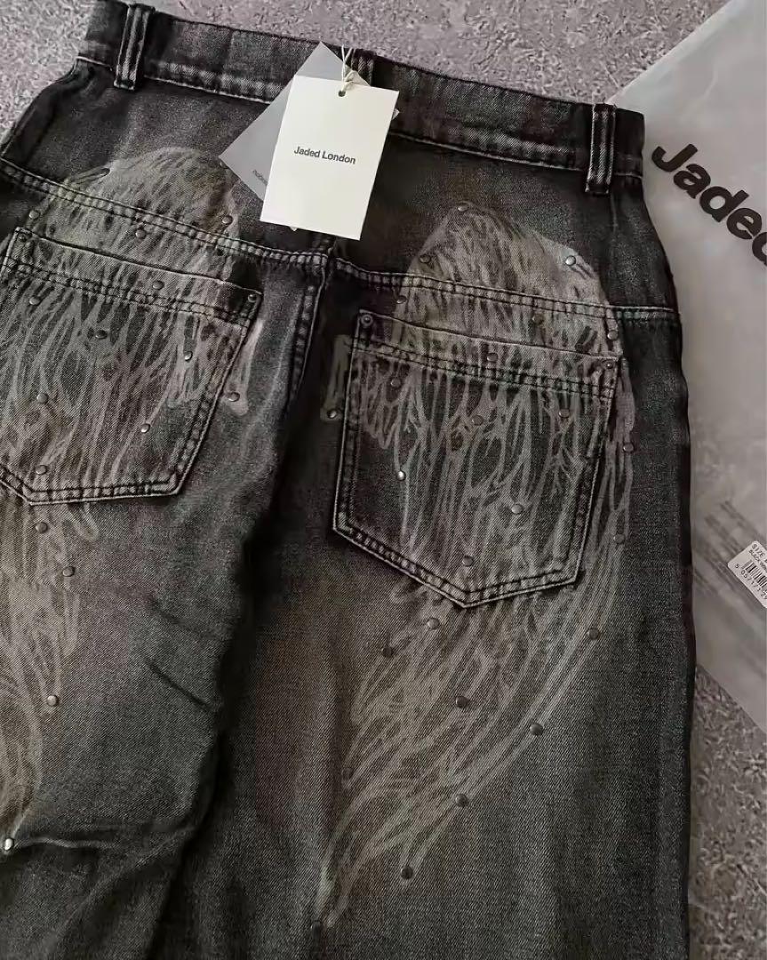 Jaded London グレー デニムパンツ Jaded London グレー ハーフデニムパンツ - メルカリ