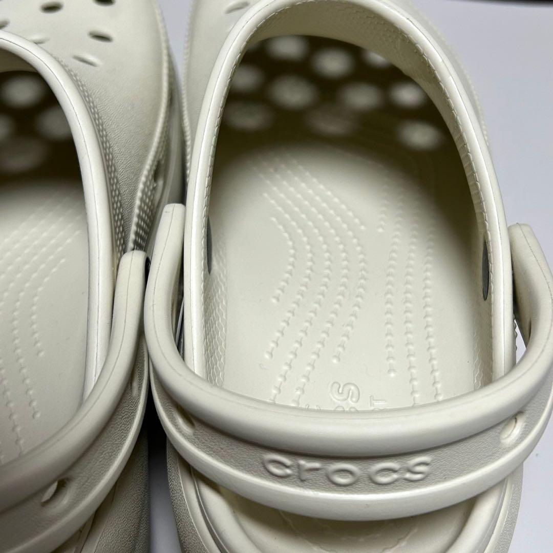 厚底 crocs クロックス サンダル クラシック クロッグ ベージュ 24㎝