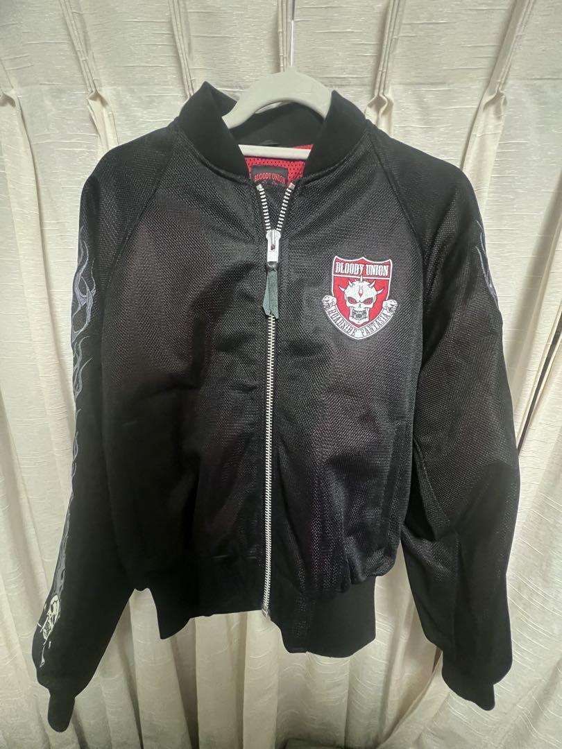 KADOYA BLOODY　UNIONメッシュライダースジャケット　XL KADOYA BLOODY UNIONメッシュライダースジャケット XL - メルカリ