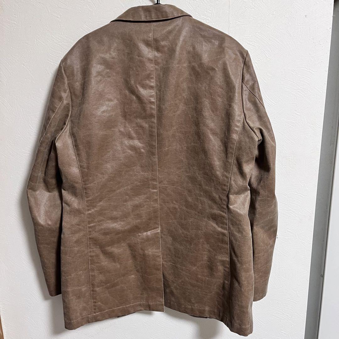 【美品】23区 フェイク レザージャケット