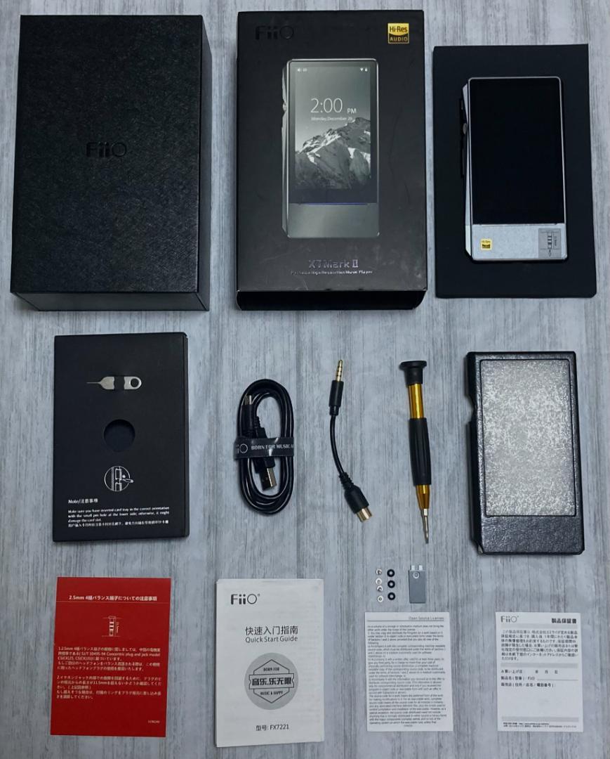 【美品】FiiO X7 Mark II ハイレゾDAP Android搭載