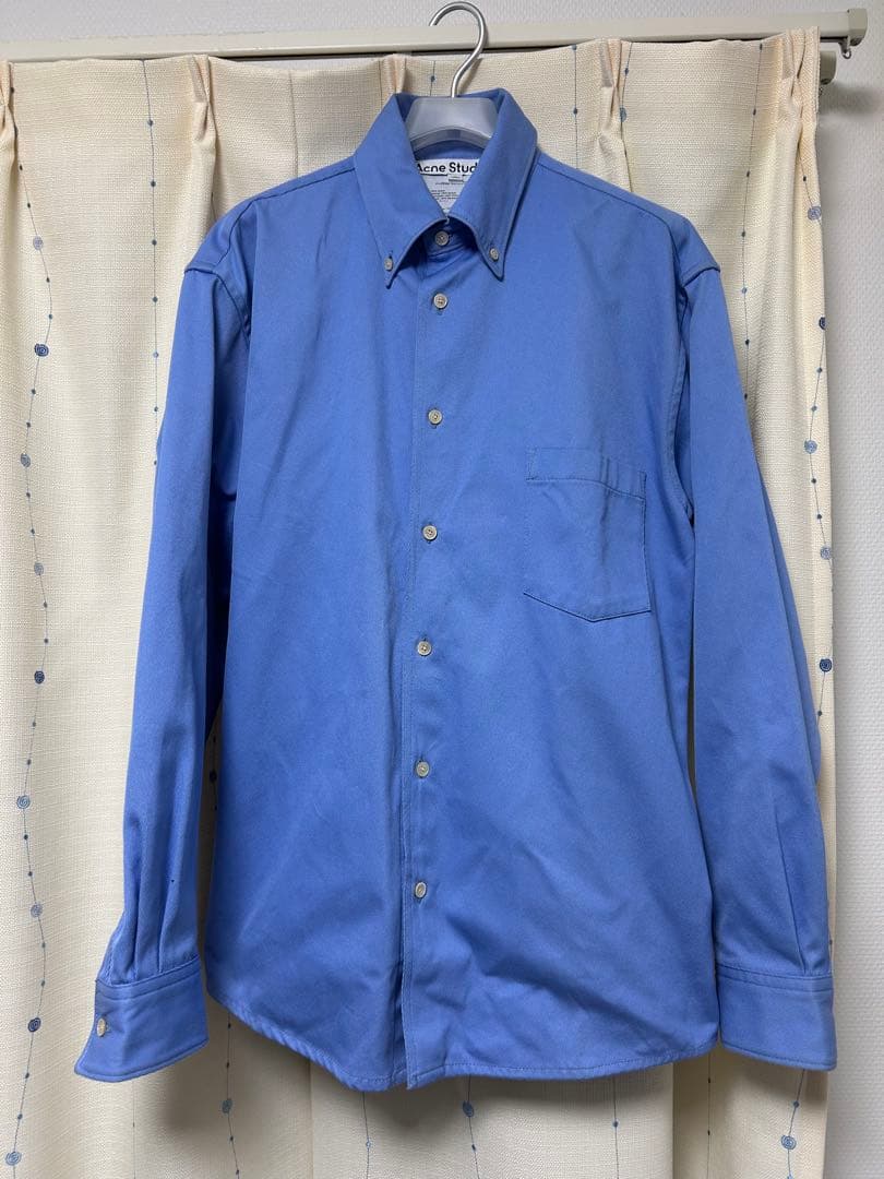Acne Studios ボタンダウンシャツ ブルー 44M・Acne Studios MEDICALDB_JP