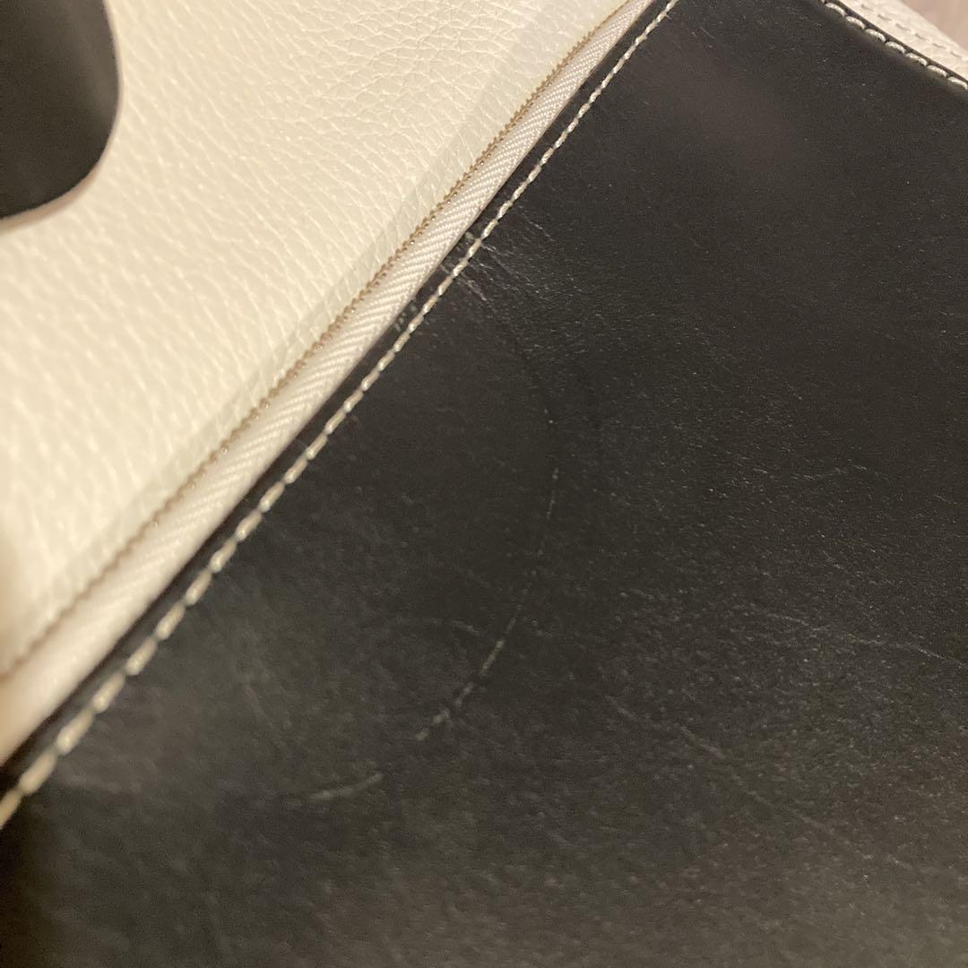 美品】kitamura 肩掛け可 A4収納 本革 トートバッグ