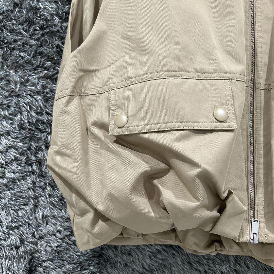 ZARA オーバー　サイズボリュームベスト　ML 美品