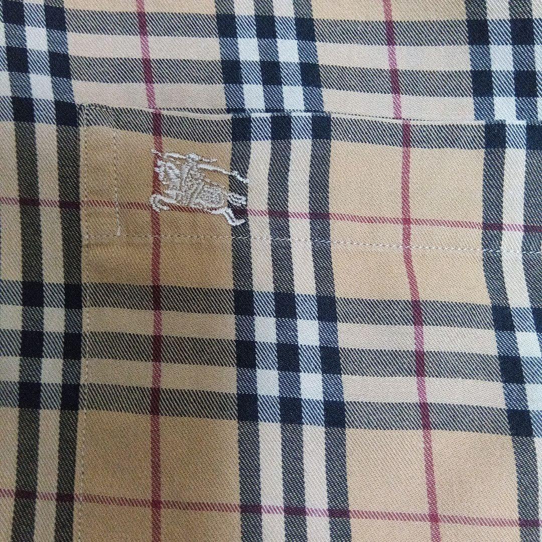BURBERRY チェック柄 半袖シャツ XL