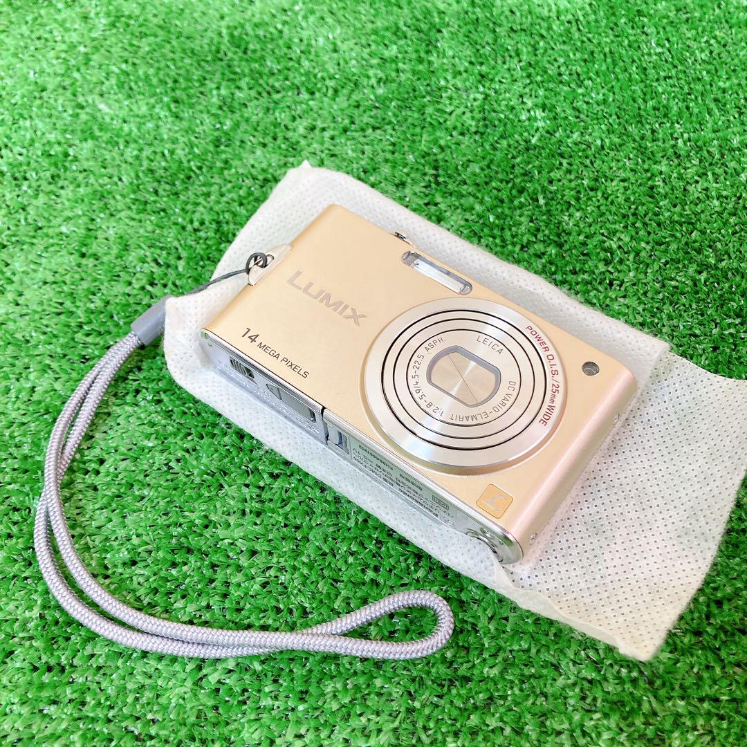 Panasonic LUMIX FX66 ゴールド　デジタルカメラ