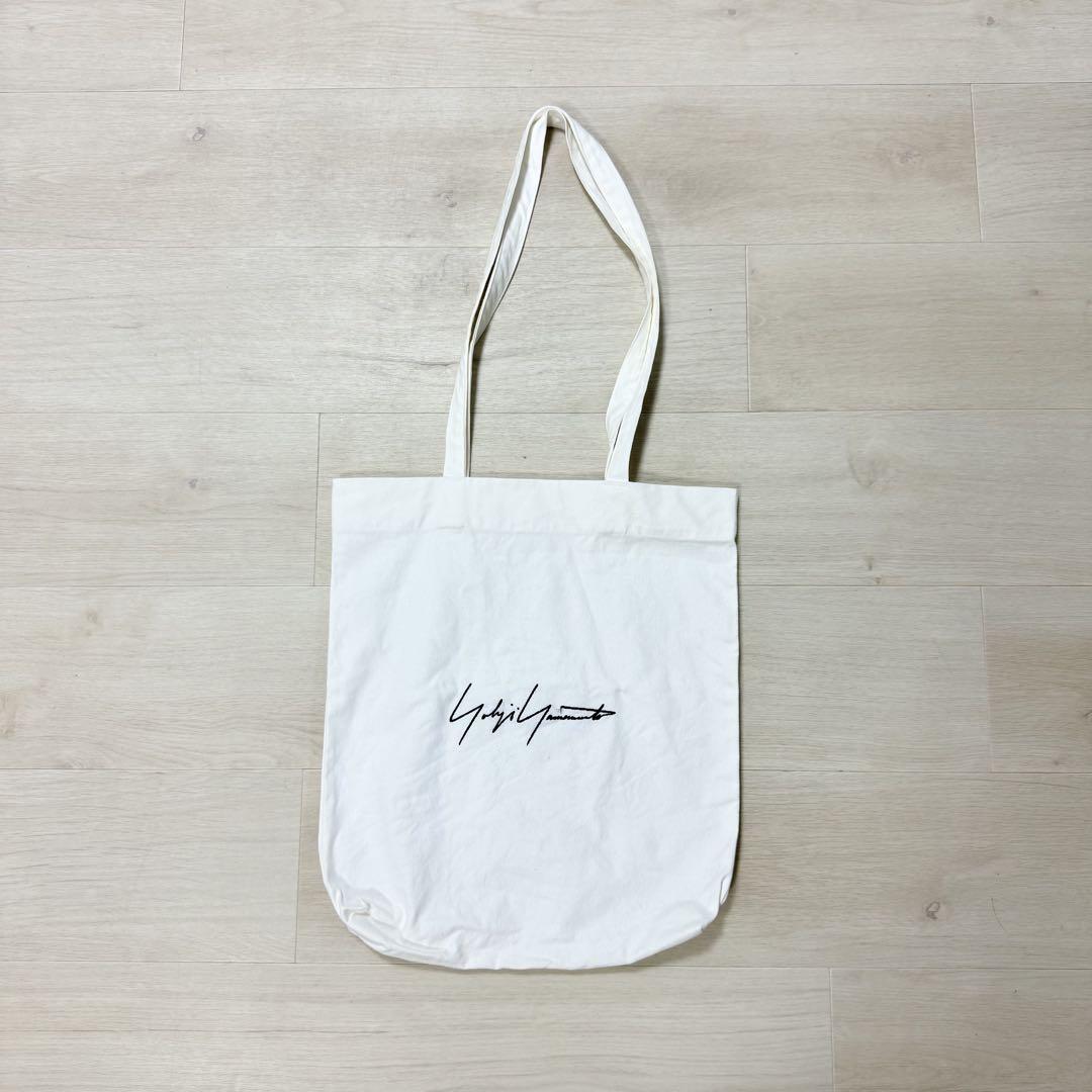 Yohji Yamamoto ロゴ トートバッグ ホワイト