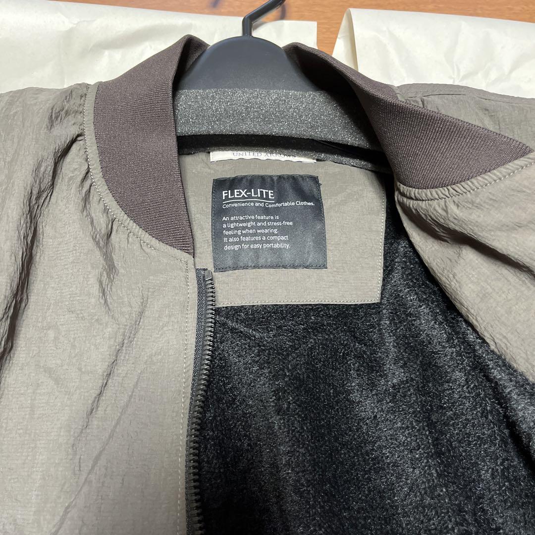 新品 BEAUTY&YOUTH／FLEX-LITE リブ ブルゾン ARROWS