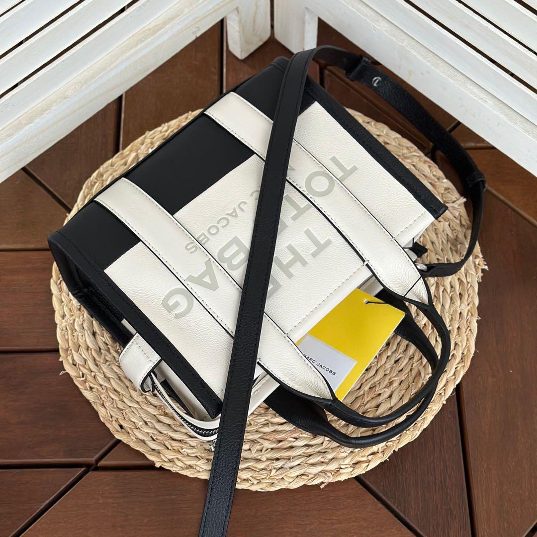 MARC JACOBS】ザ カラーブロック レザー トート バッグ スモール