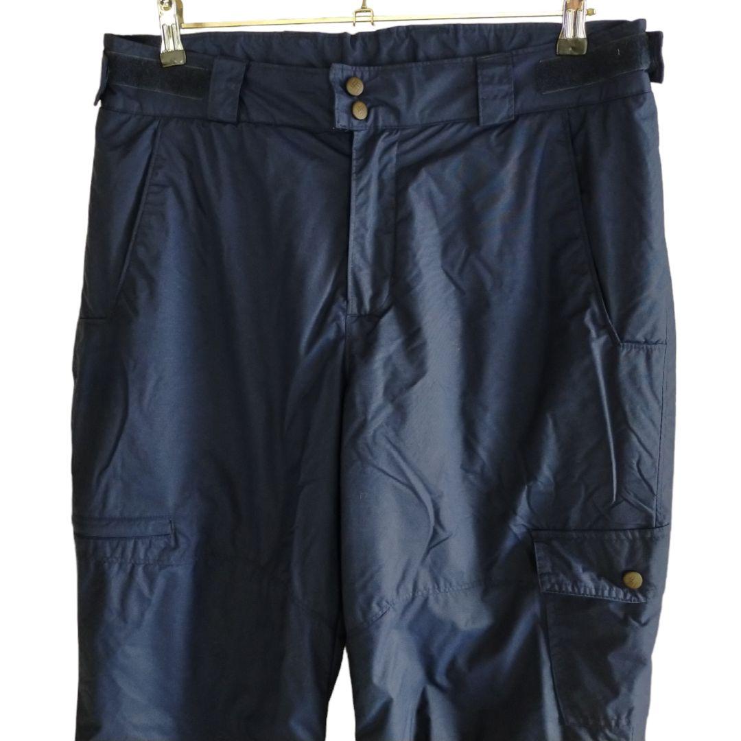 軽量】US Columbia 中綿入り スキー スノーボード パンツ ネイビー ウエア/装備(男性用)