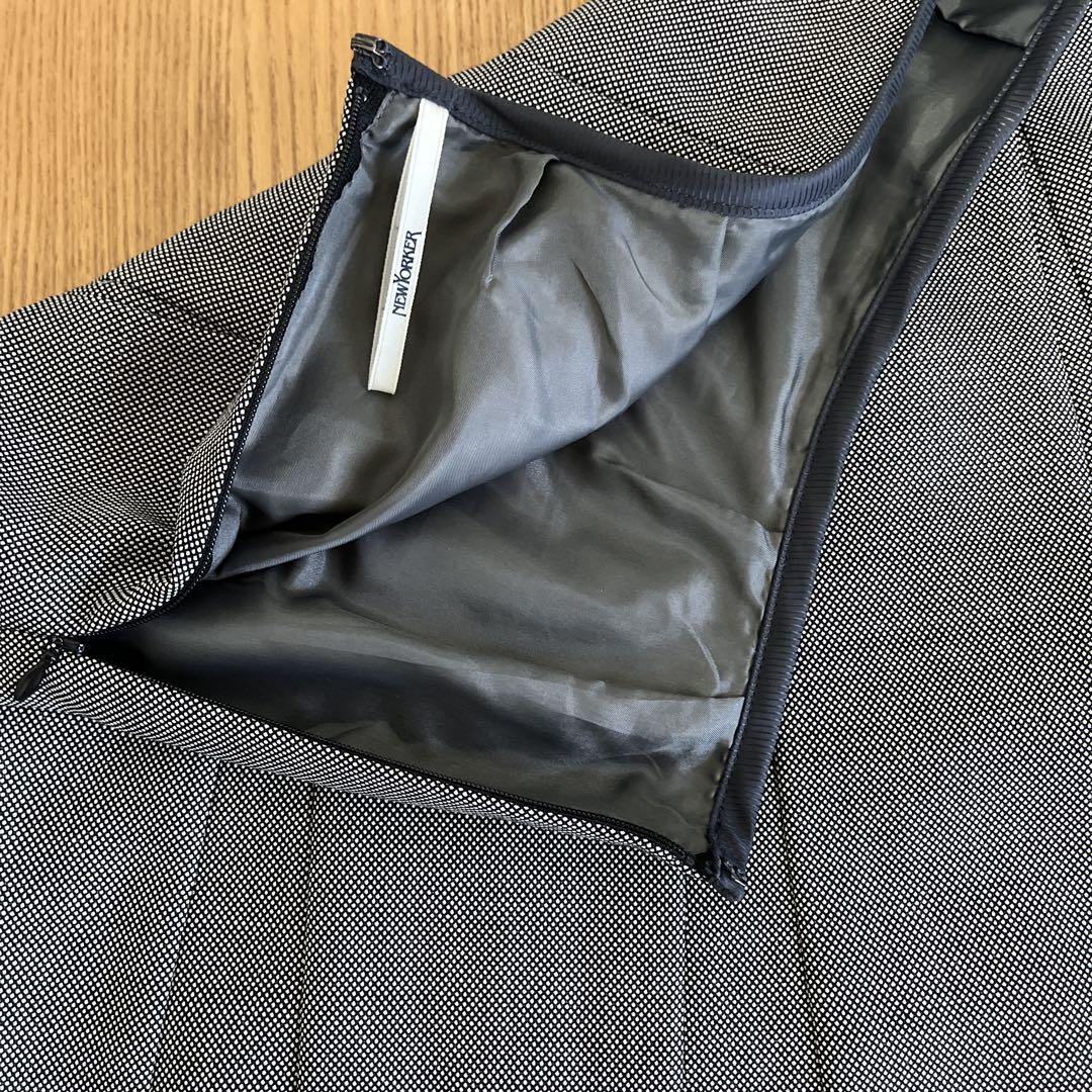 NEW YORKER シルク混 スカート ジャケット セットアップ スーツ