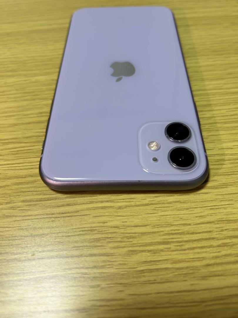 状態良好】iPhone 11 本体 パープル 64GB simロック解除済み