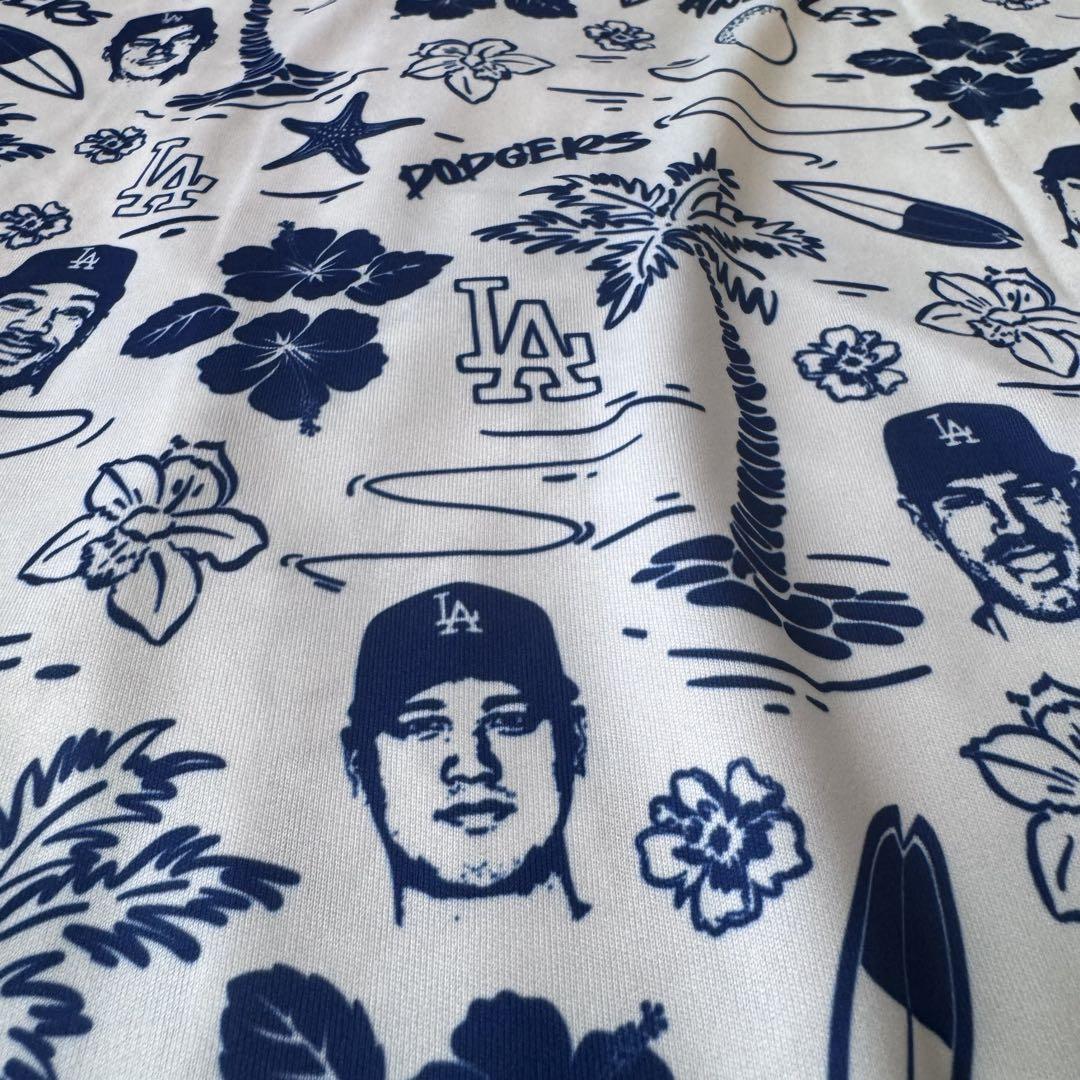 大谷翔平　ドジャース　アロハシャツ　非売品　ハワイアンナイト会場限定 非売品 7月1日 ドジャース ハワイアンナイト アロハシャツ 大谷